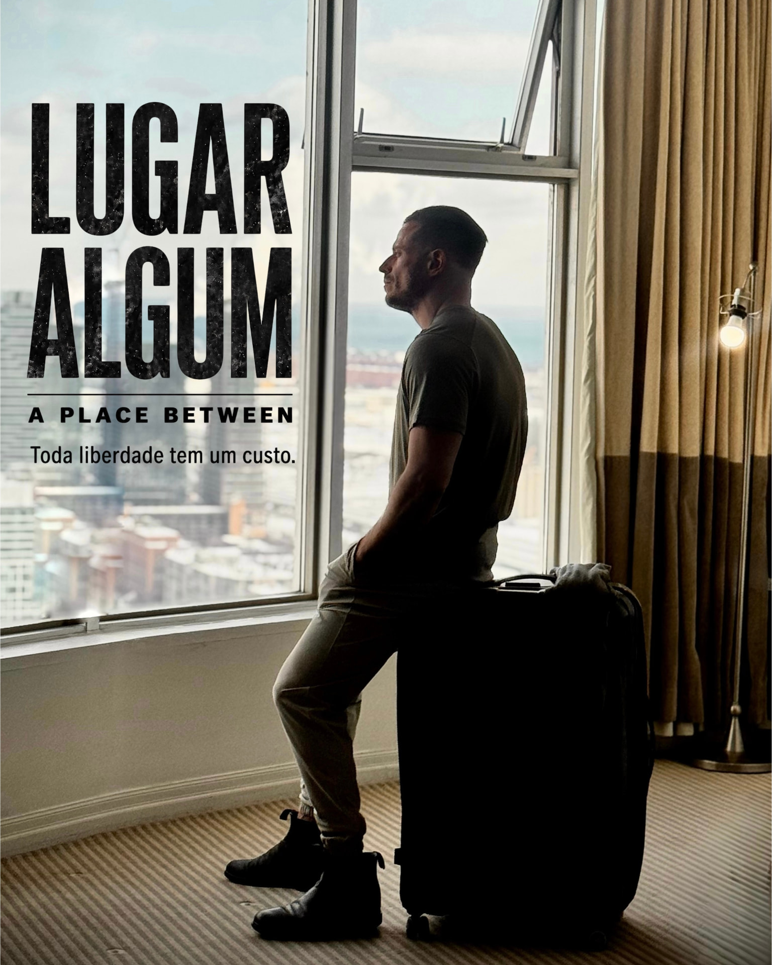 Arte oficial da série Lugar Algum (A Place Between), de Felipe Viana