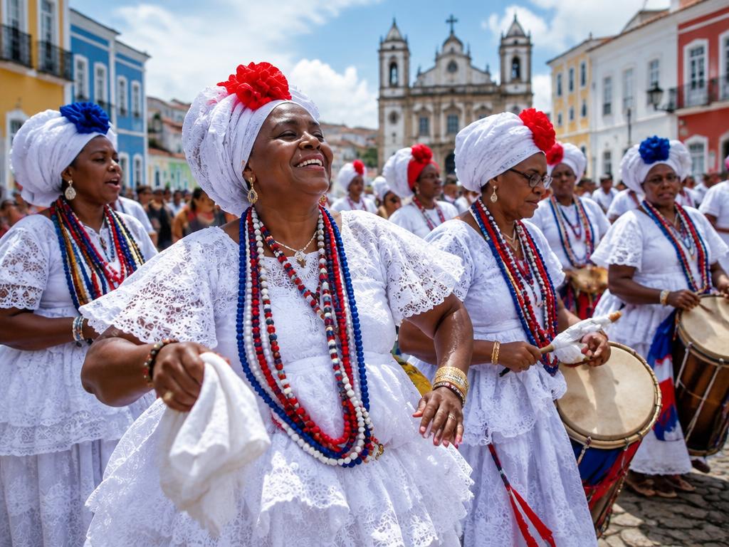 Celebração da cultura afro-baiana